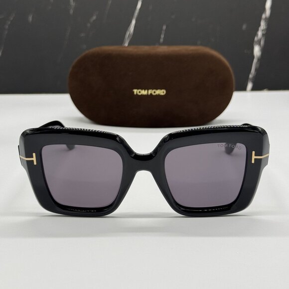 NEW TOM FORD ESME TF1157 ECO 01A BLACK WOMEN SUNGLASSES TOM FORD ESME FT1157 01A main image 6